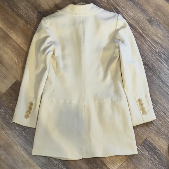 Banana Republic Cream Trench Coat Vintage - Picture 3 of 4
